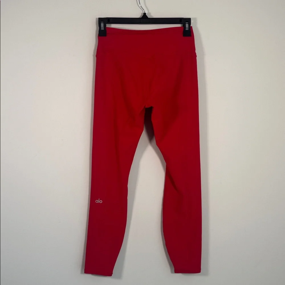 ALO Yoga Red High-Rise Leggings